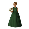 Rosi Girls Flower Girl Dress Gown Sz 4T Emerald Green Formal Tulle New