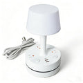 HIITIO Desk Lamp Power Strip USB Charger 3 Color Adjustable Night Light AC