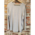 American Eagle Womens XL Heather Gray Plush Soft Raglan Long Sleeve Sweatshirt