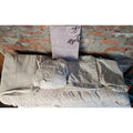 ANDENCY Comforter Set Queen Tufted Chevron Design 100% Polyester Cream Beige