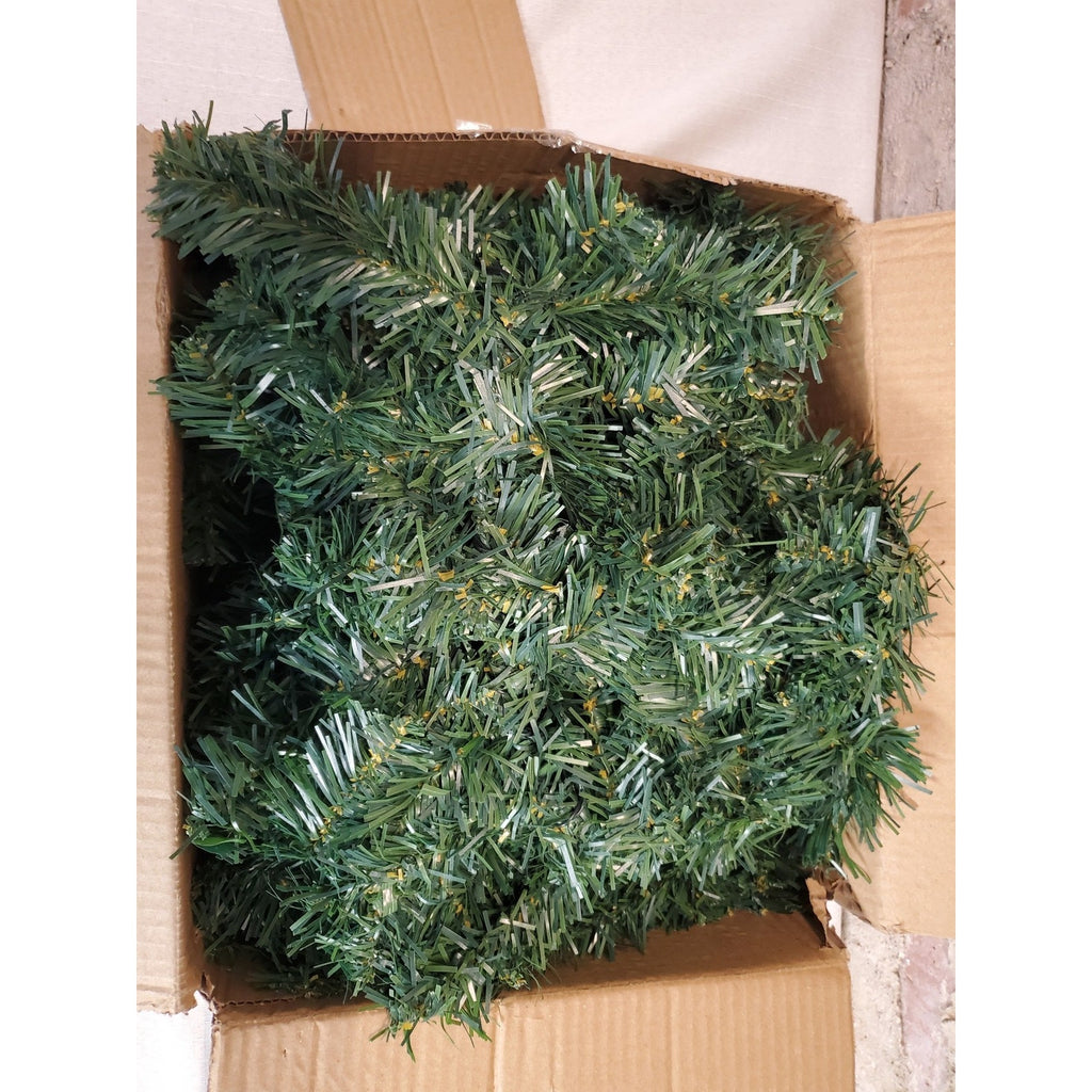Christmas Garland PreLit 2 9ft Strands LED Lights Artificial Pine Holiday Decor