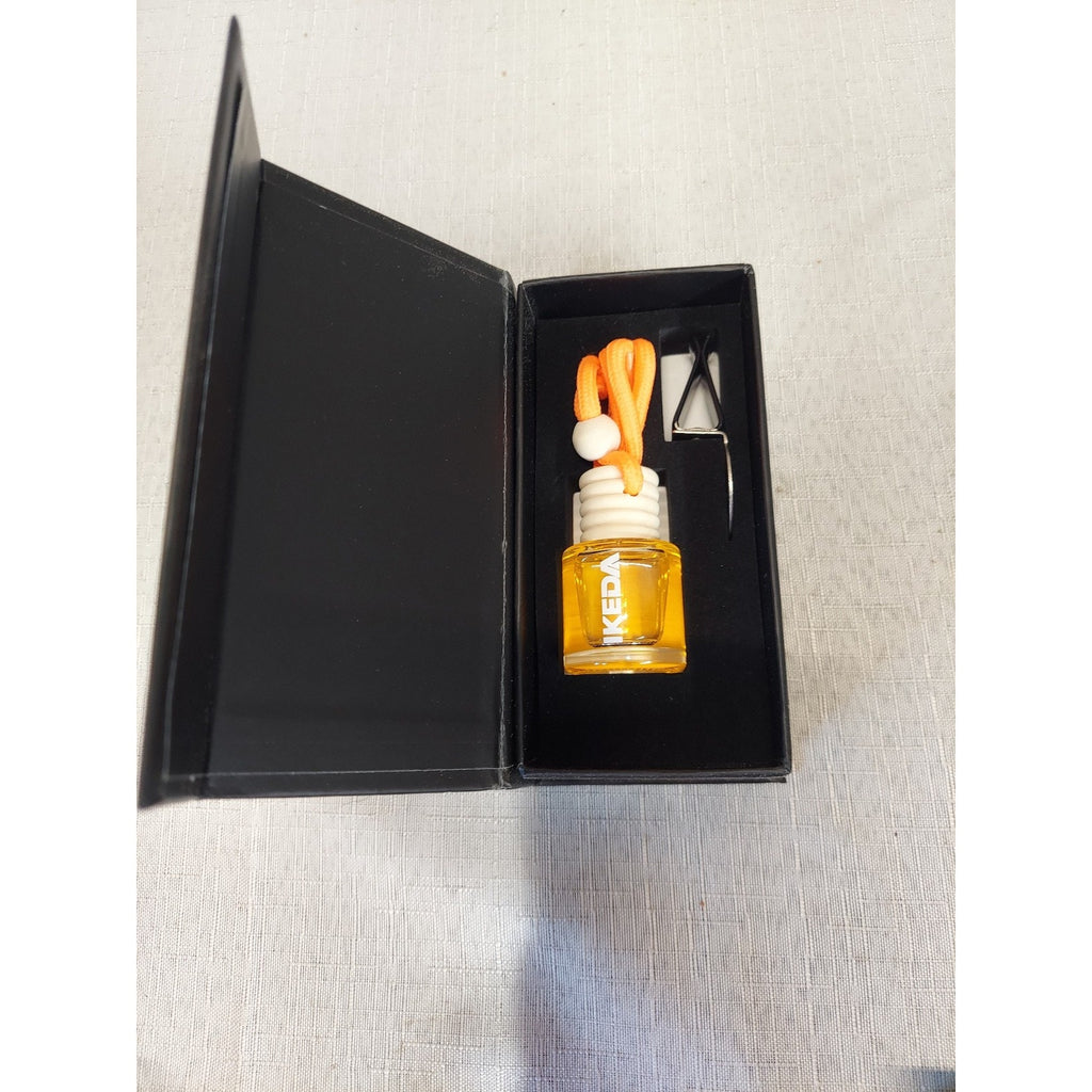 IKEDA Auto Home Air Freshener Car Diffuser Orange Scent Hanging Bottle