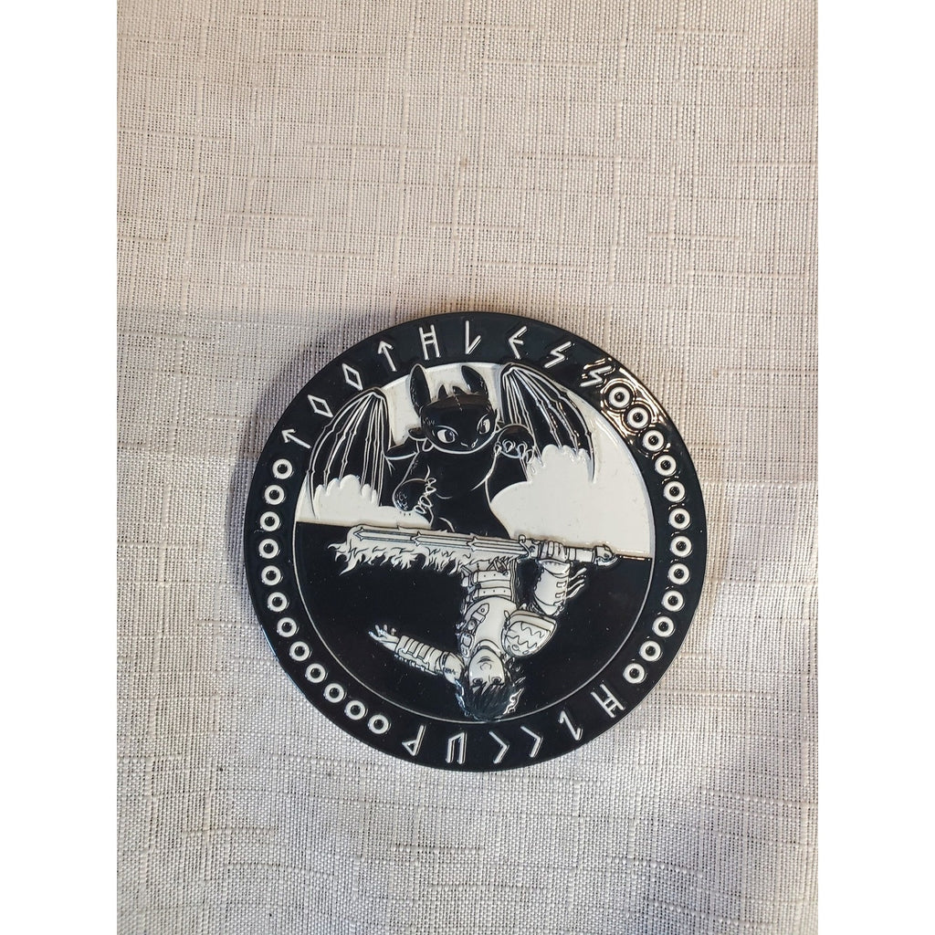 DreamWorks Dragons Toothless Hiccup Limited Edition Medallion Collectible Coin
