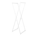 household essentials Folding Valet Stand Clothes Drying Rack White Portable