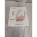 Awatrue Computer Headset Wired Microphone Pink Over Ear Volume Control PC Laptop