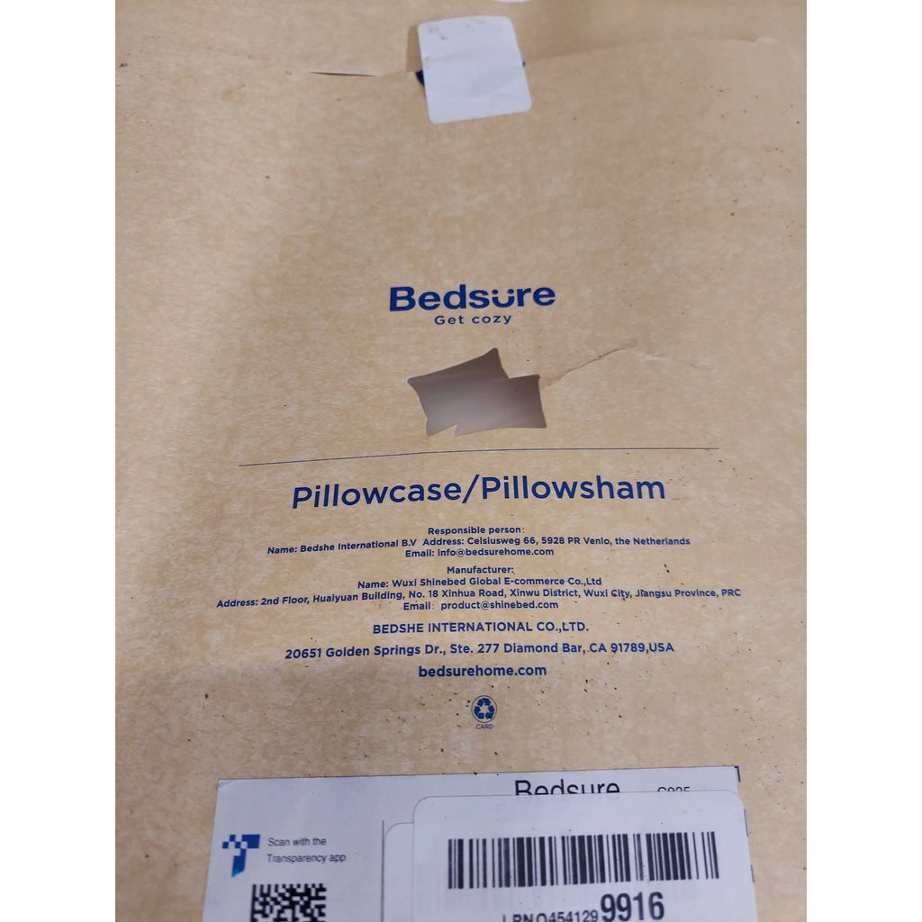 Bedsure 100% Bamboo Rayon Pillowcase Pillow Sham Tan Soft Cooling Luxury Bedding