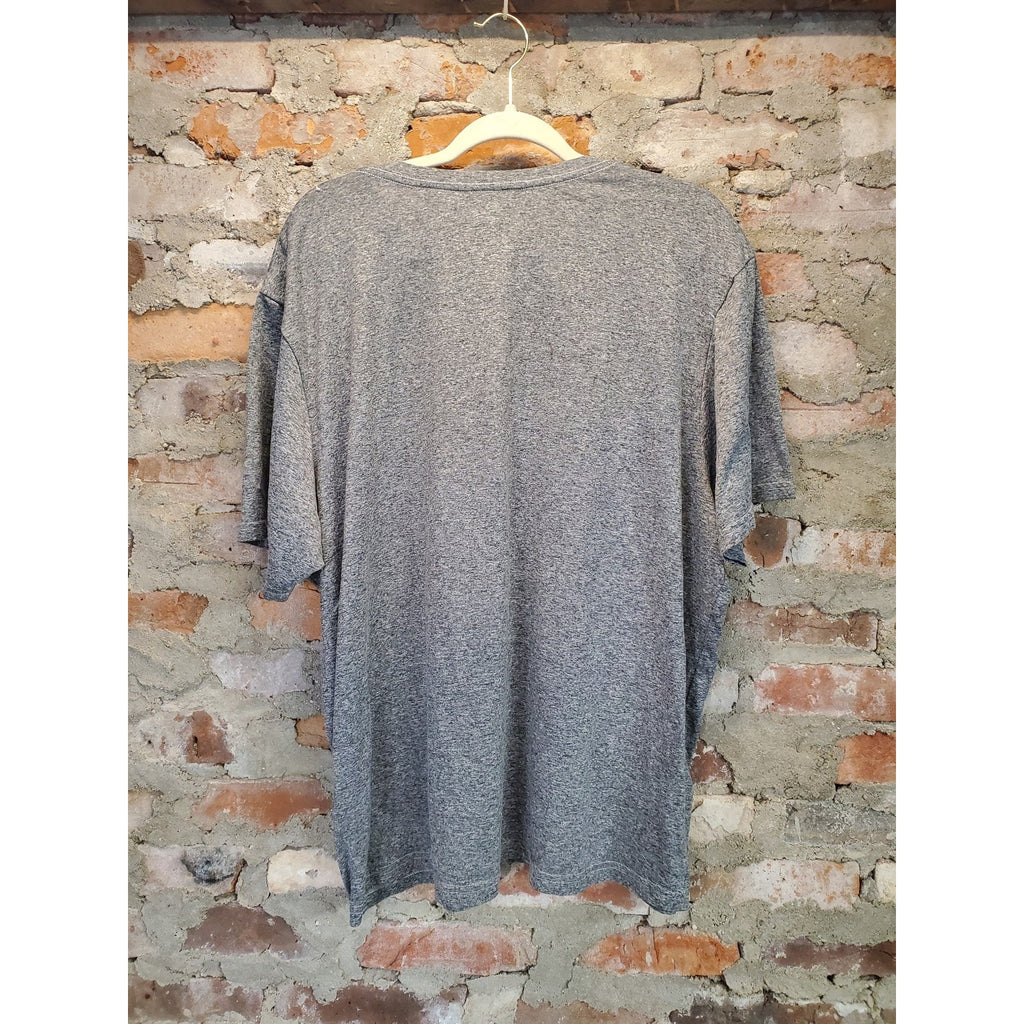 The North Face Mens T-Shirt XXL Heather Gray Short Sleeve Graphic Logo