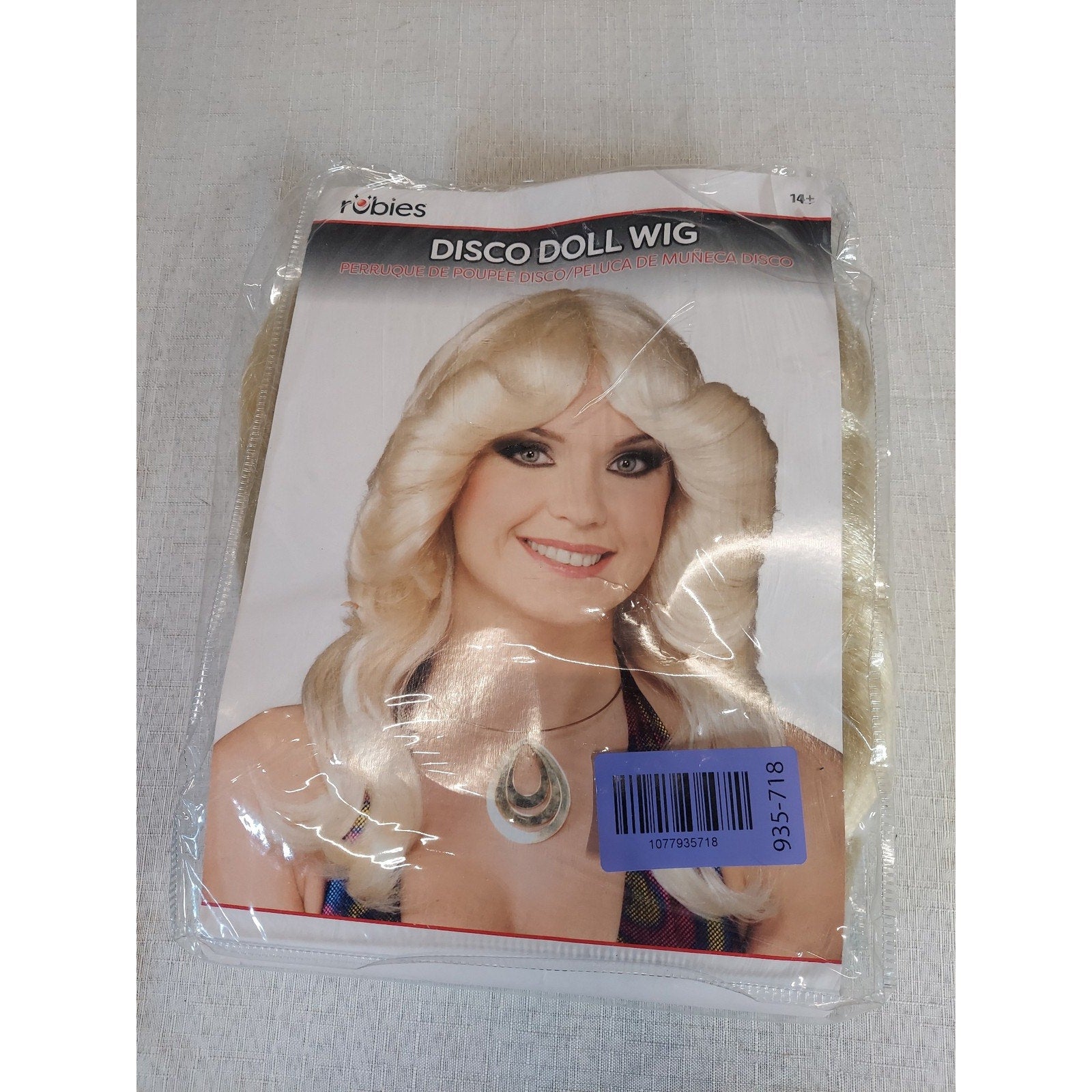 Rubies Disco Doll Wig 70s Blonde Womens Adult Halloween Costume Party