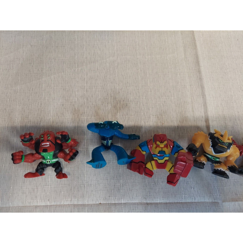 Ben 10 Gormiti Mini Action Figure Lot 8pc Cartoon Network Toy Bundle Collection