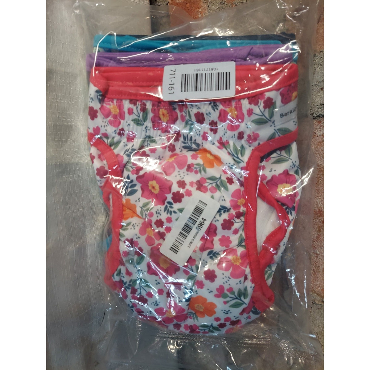 Barklincharm 5 Pack Reusable Diapers for Female Dog Size L Large Zelcro