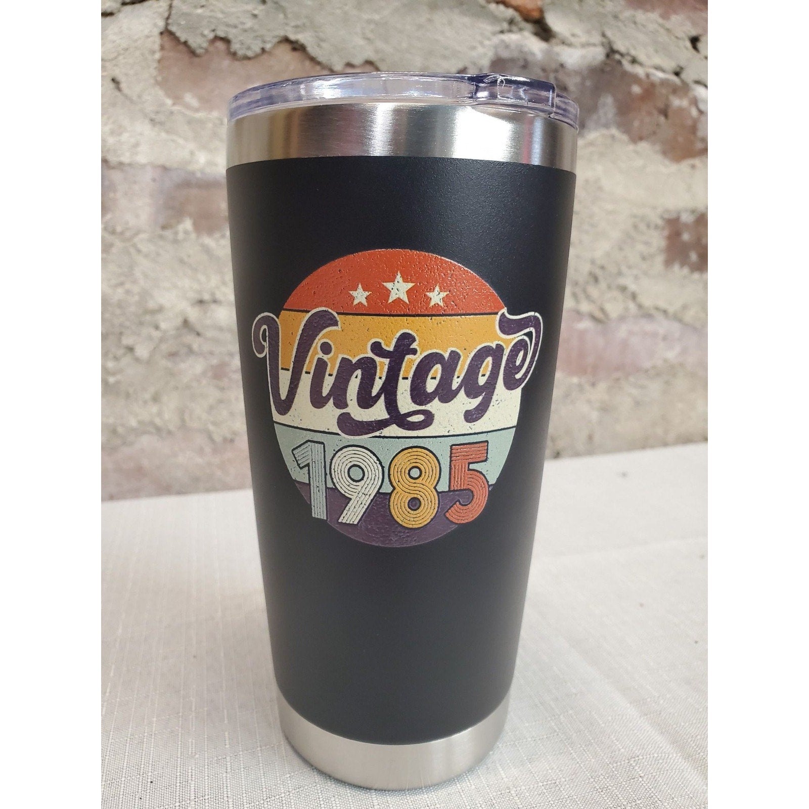 Vintage 1985 39th 40th Birthday Gift Funny Tumbler Weird Being Old People Mug
