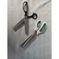 Pinking Shears Scalloped Zig Zag Edge Fabric Craft Sewing Scissors Pair Metal