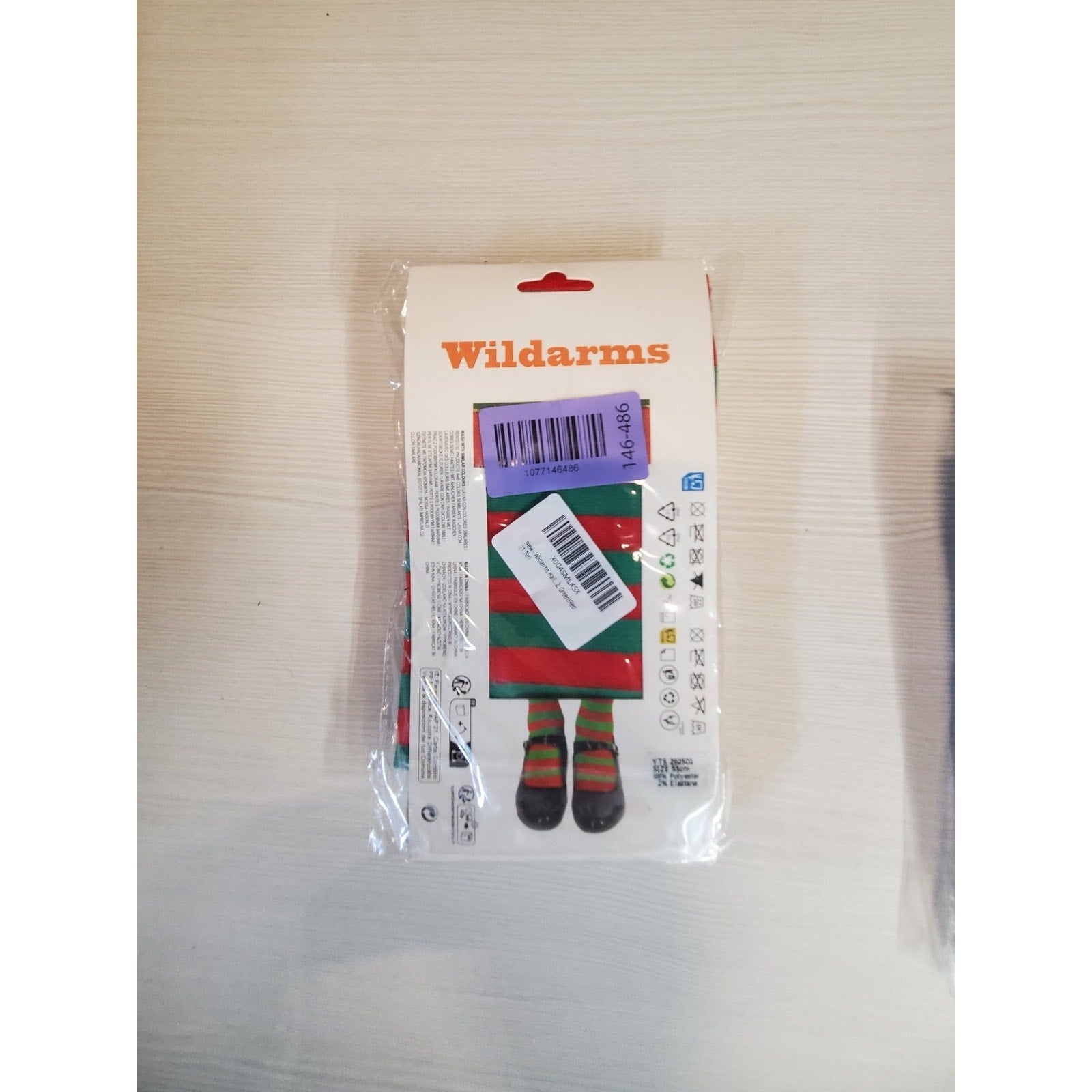 Wildarms Womens S Elf Stockings Red Green Striped Thigh High Christmas Holiday