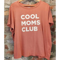 Old Navy Womens Everywear Cool Moms Club Graphic T-Shirt Size XXL Coral