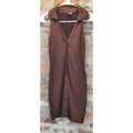 H&M Divided Womens Ribbed Collared Button Up Mini Dress Size S Brown