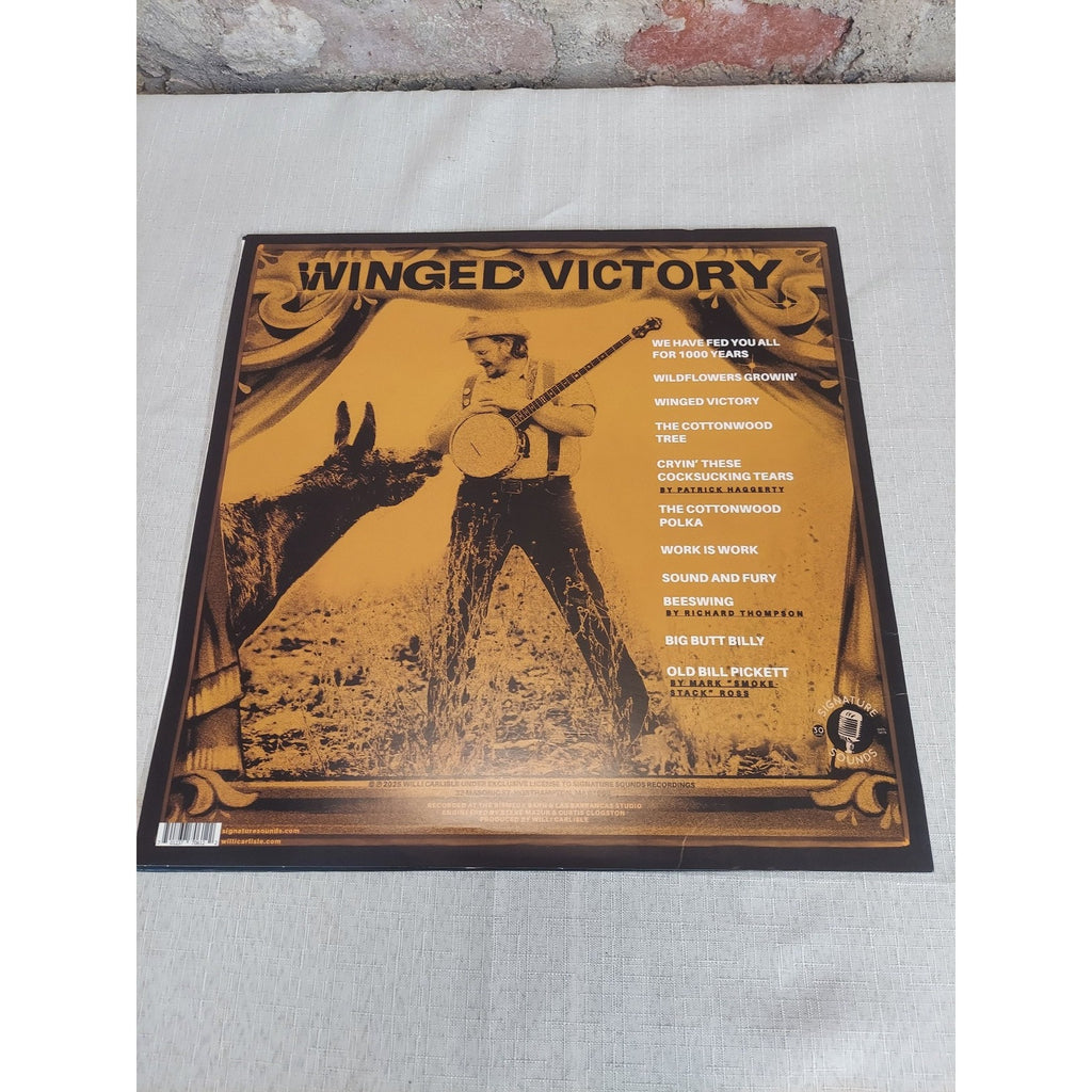 Willi Carlisle Winged Victory 2020 Vinyl Record LP Folk Americana Country Music