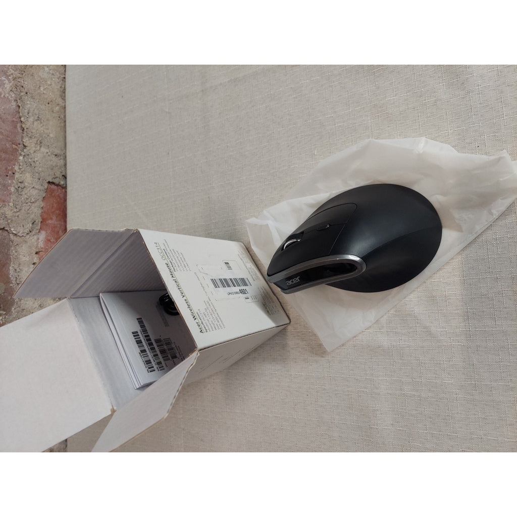 Acer Wireless Vertical Mouse OCC314 Ergonomic USB PC Laptop Black