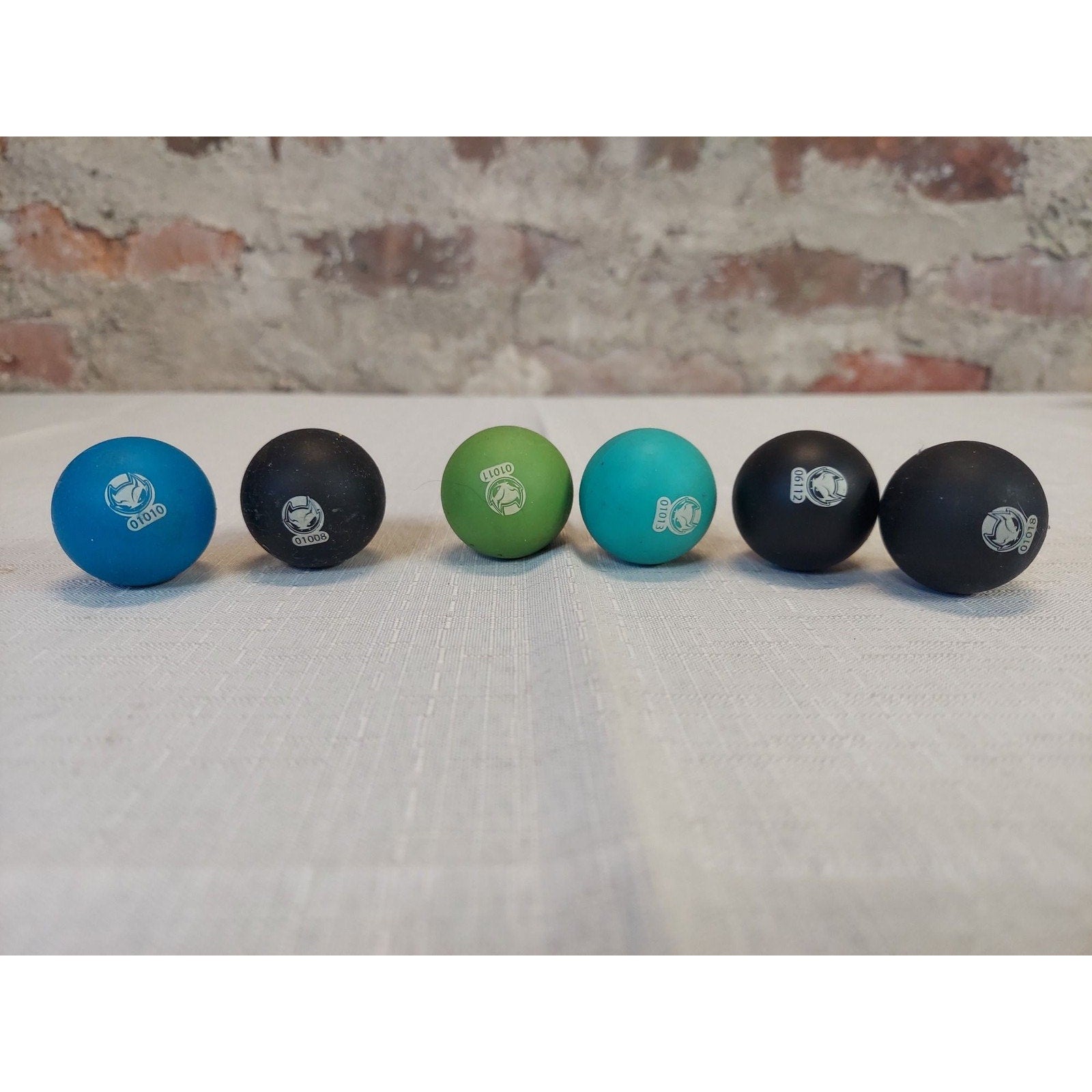 DaGeDar Collectible Monster Robot Rubber Balls Lot of 6 Mini Figures Set