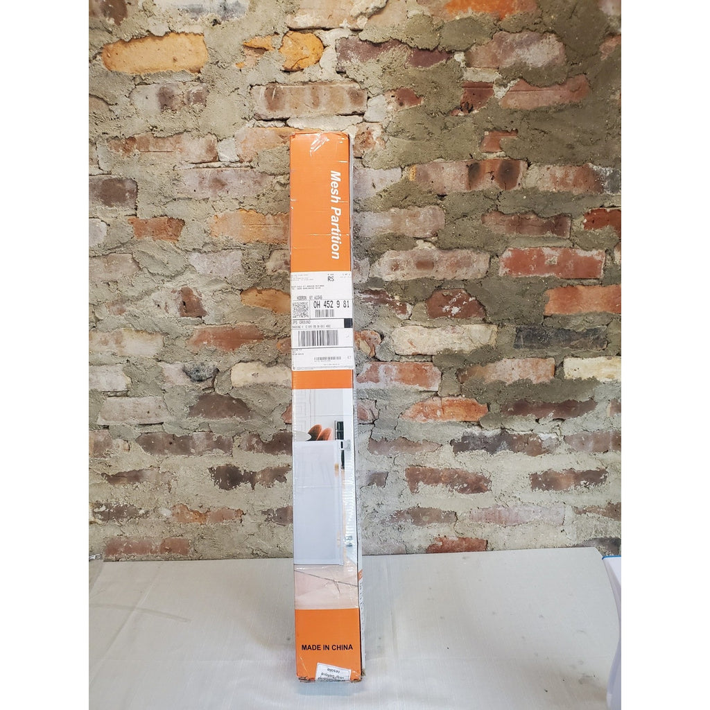 Retractable Baby Pet Gate Mesh Roll Up Safety Child Dog Cat Pet Door 87cm White