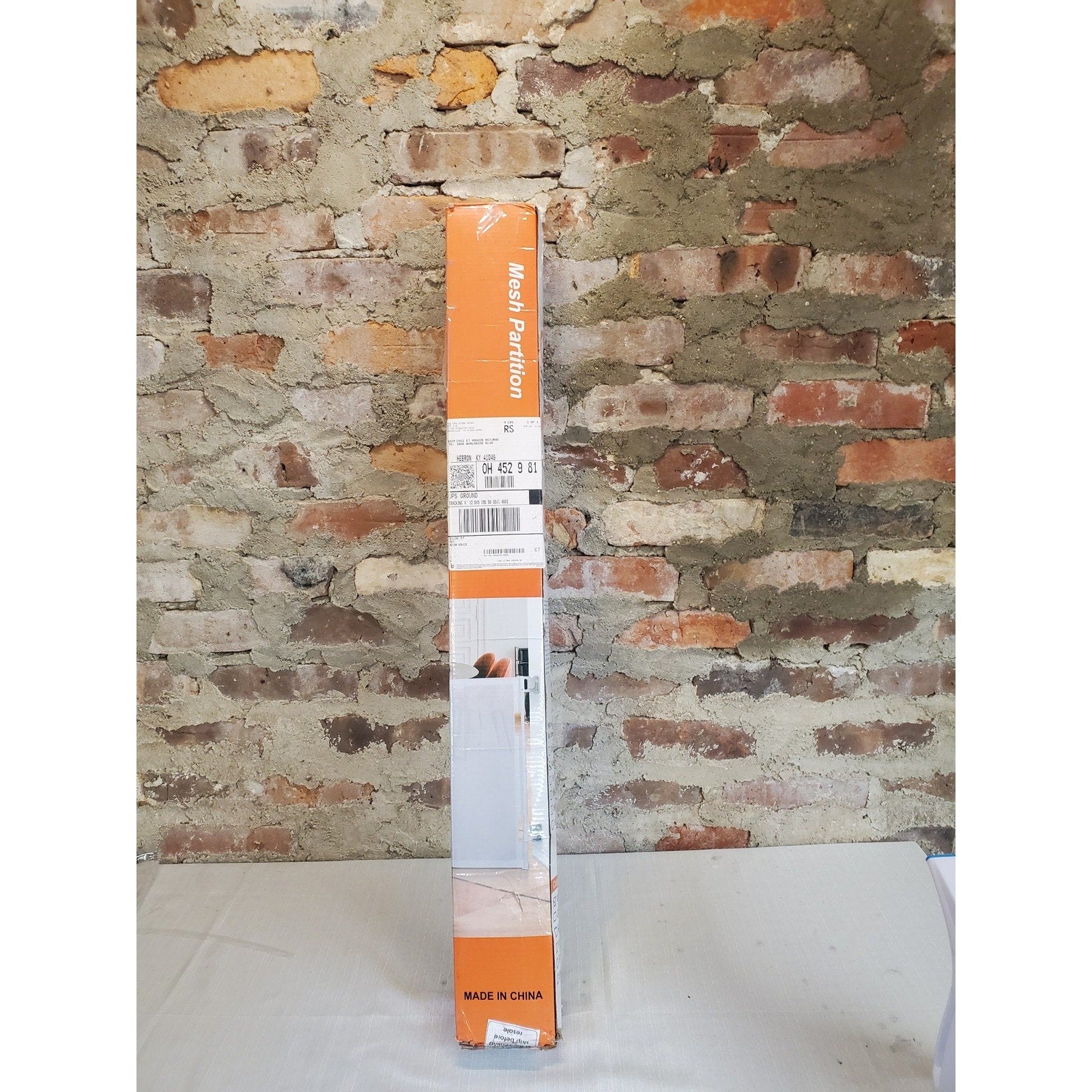 Retractable Baby Pet Gate Mesh Roll Up Safety Child Dog Cat Pet Door 87cm White