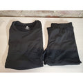PISIQI Mens Thermal Underwear Set XL Black Long Sleeve Shirt Pants Athletic
