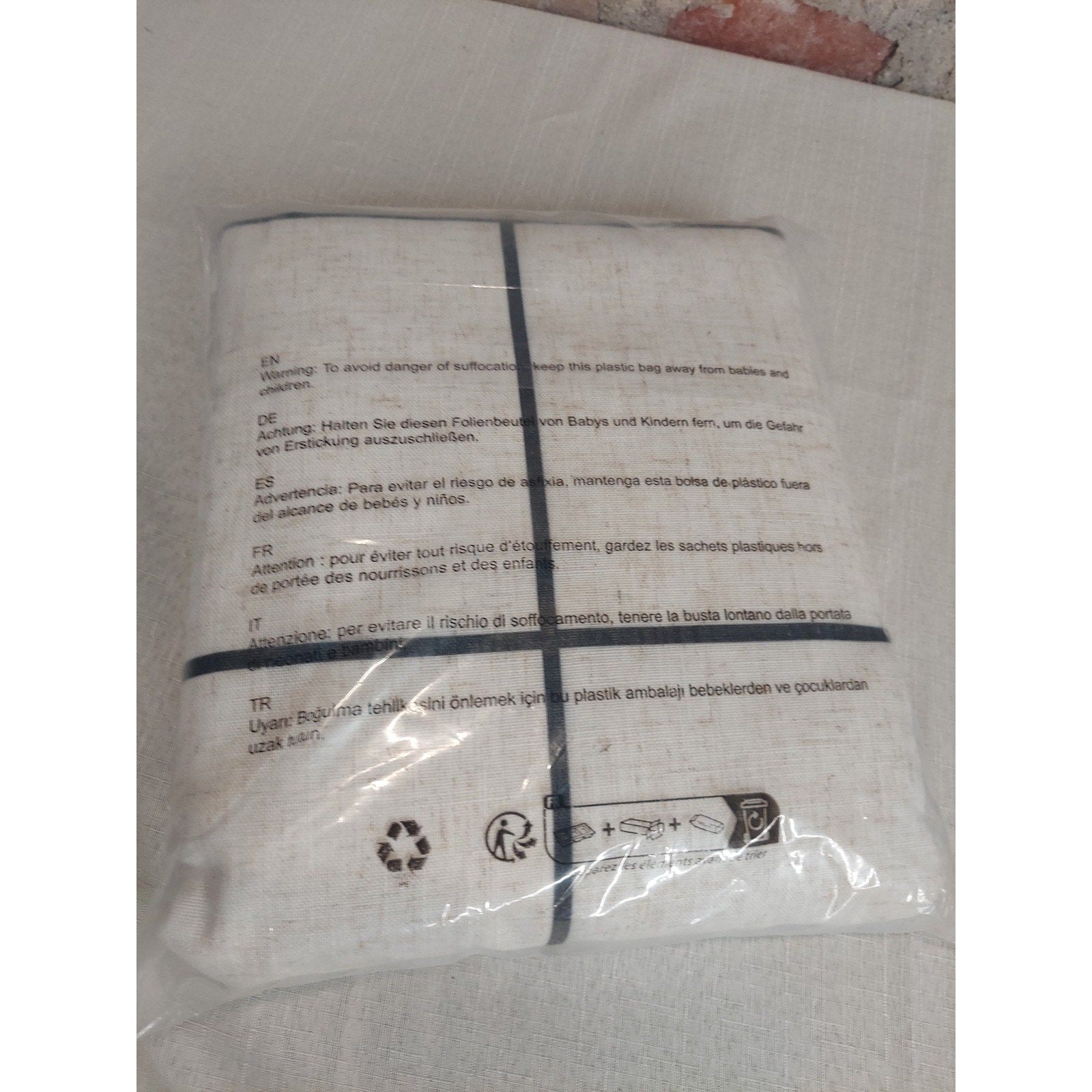 Curtain Panels Off White Black Windowpane Grid Farmhouse Rod Pocket Pair 84x52