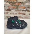Kids Sneakers Shoes Boots US 12 Black Green Slip On Adjustable Strap Barefoot