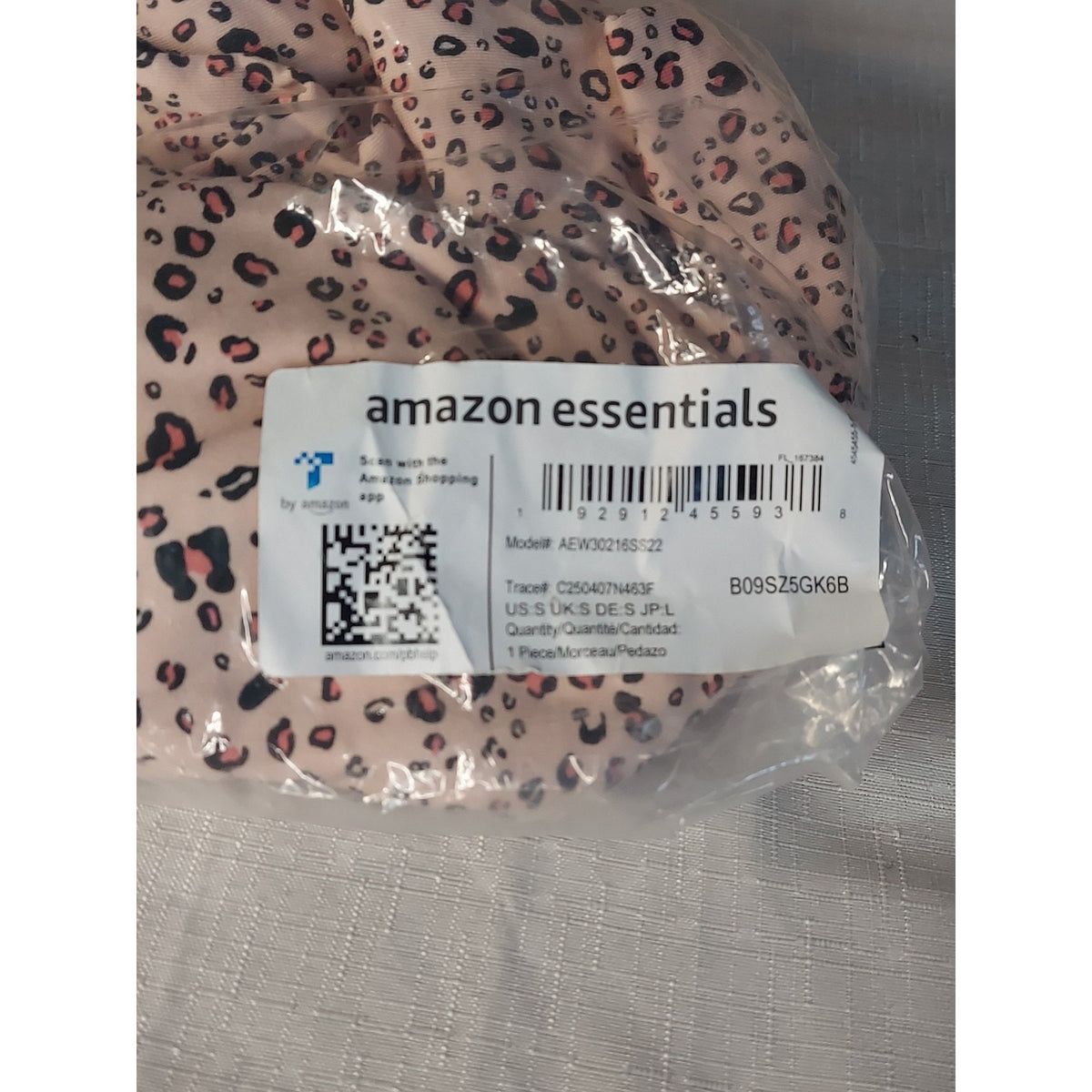 Amazon Essentials Womens Dress S Pink Leopard Print Short Sleeve A Line Casual
