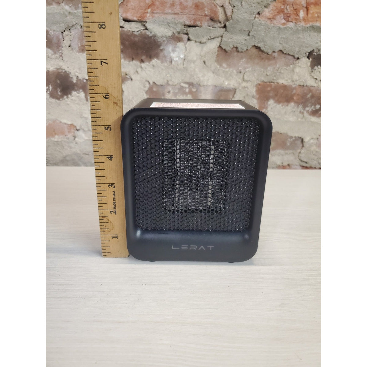 LERAT Mini Portable Electric Space Heater Black Desk Office Home Room Compact