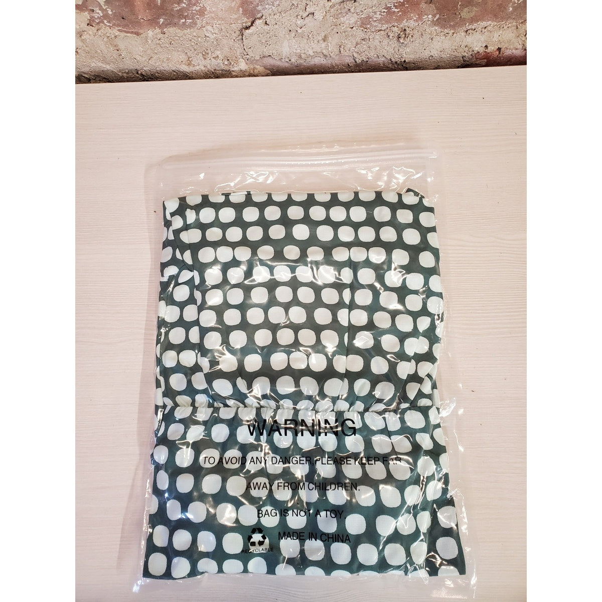 Womens Dress XL Green White Polka Dot Tiered Ruffle Sleeve V Neck Elastic Waist
