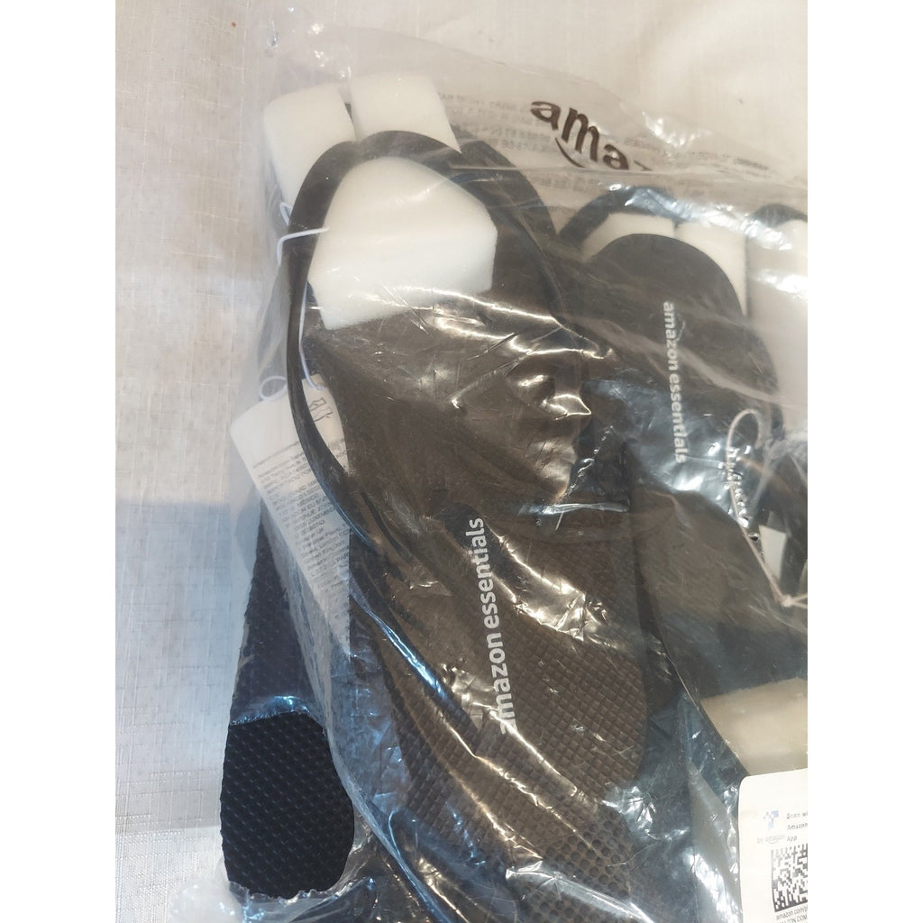 amazon essentials Womens Flip Flops US 8 Black 3 Pack Casual Summer New