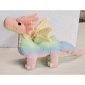 Dragon Figurine Pastel Rainbow Cute Kawaii Fantasy Collectible Statue Decor