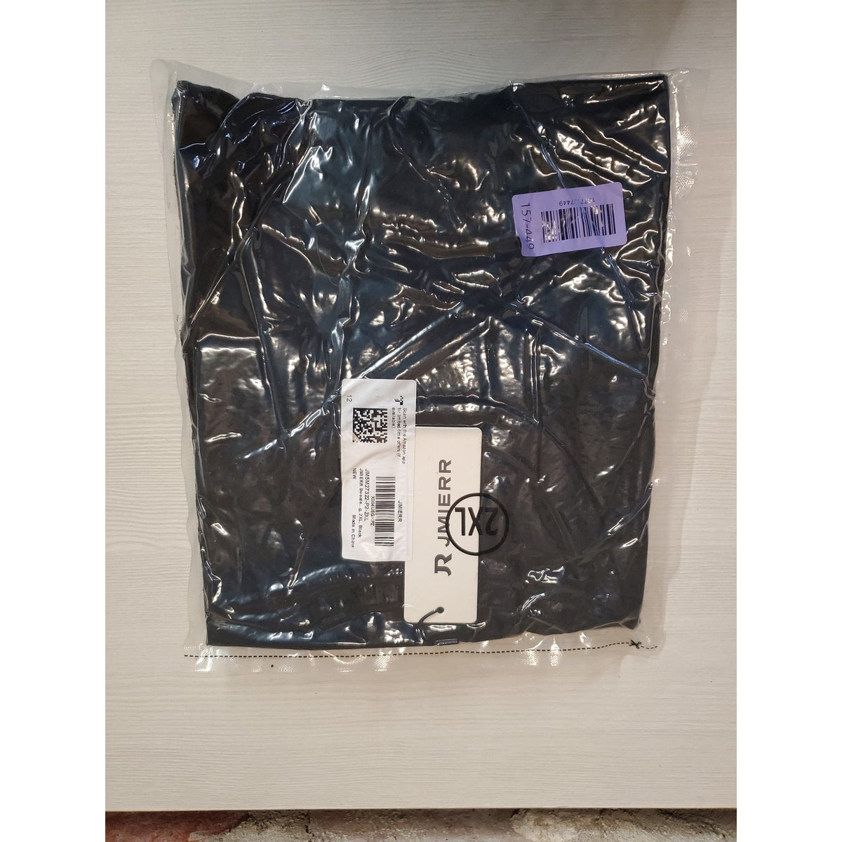 JMIERR Mens Sweater 2XL Black Crewneck Pullover Long Sleeve Lightweight New