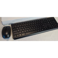 Wireless Keyboard Mouse Combo MK258 Full Size Quiet Slim Black PC Laptop Desktop