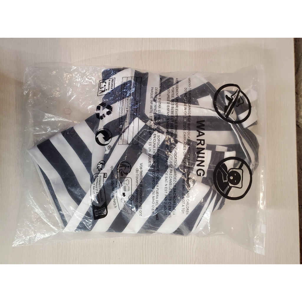 Beetlejuice Womens Sz XS Halloween Costume Black White Striped Pinstripe Suit
