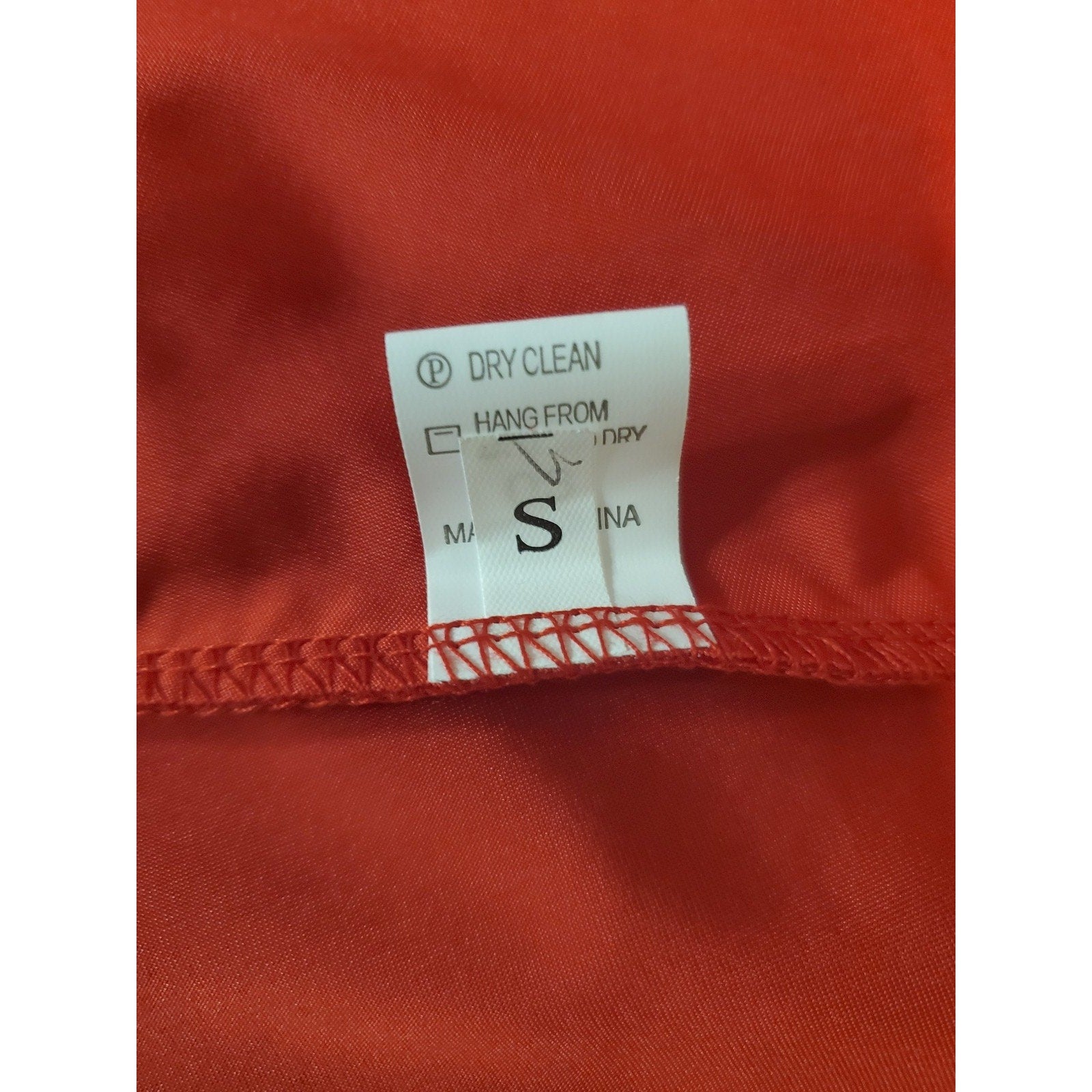 Womens Mini Dress S Red Ruched Spaghetti Strap Bodycon Cocktail Party