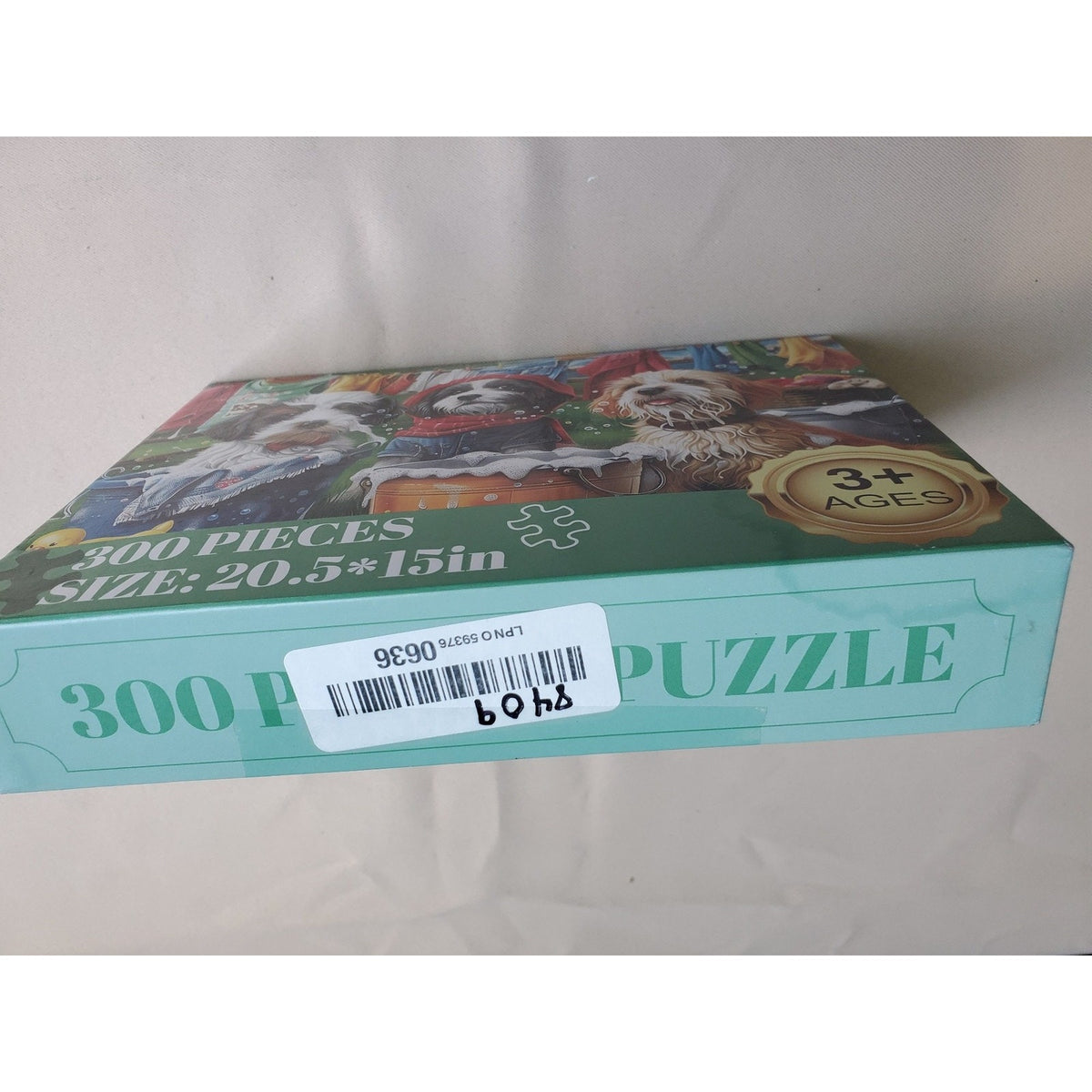Jigsaw Puzzle Puppies Dogs 300 Pieces Kids Family Fun 20.5x15 Inch 3+ Ages