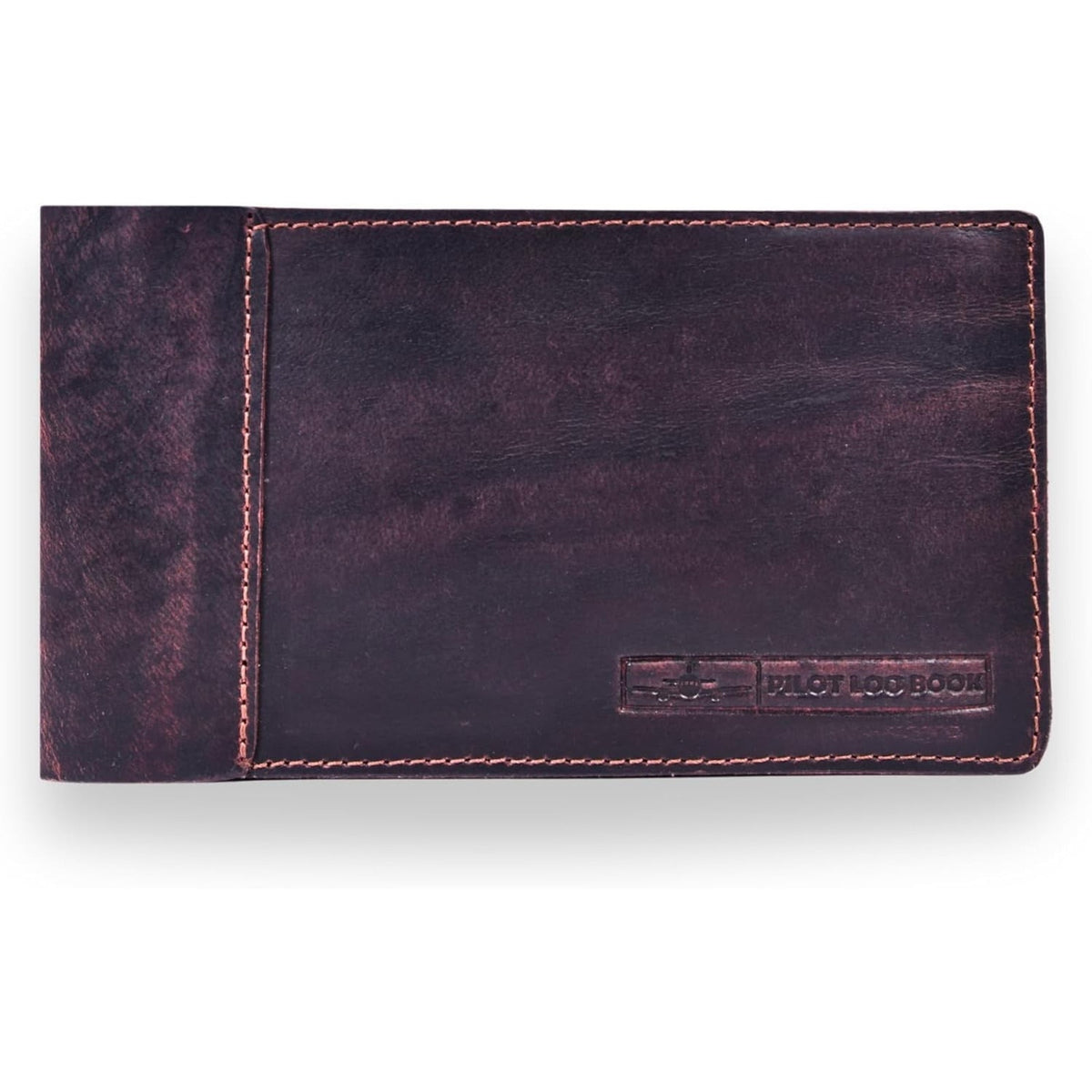 Tolredo Pilot Log Book Cover Leather Handcrafted Distressed Brown Aviation New