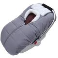 Baby Car Seat Cover Bunting Bag Universal Fit Warm Winter Gray Padded Cozy