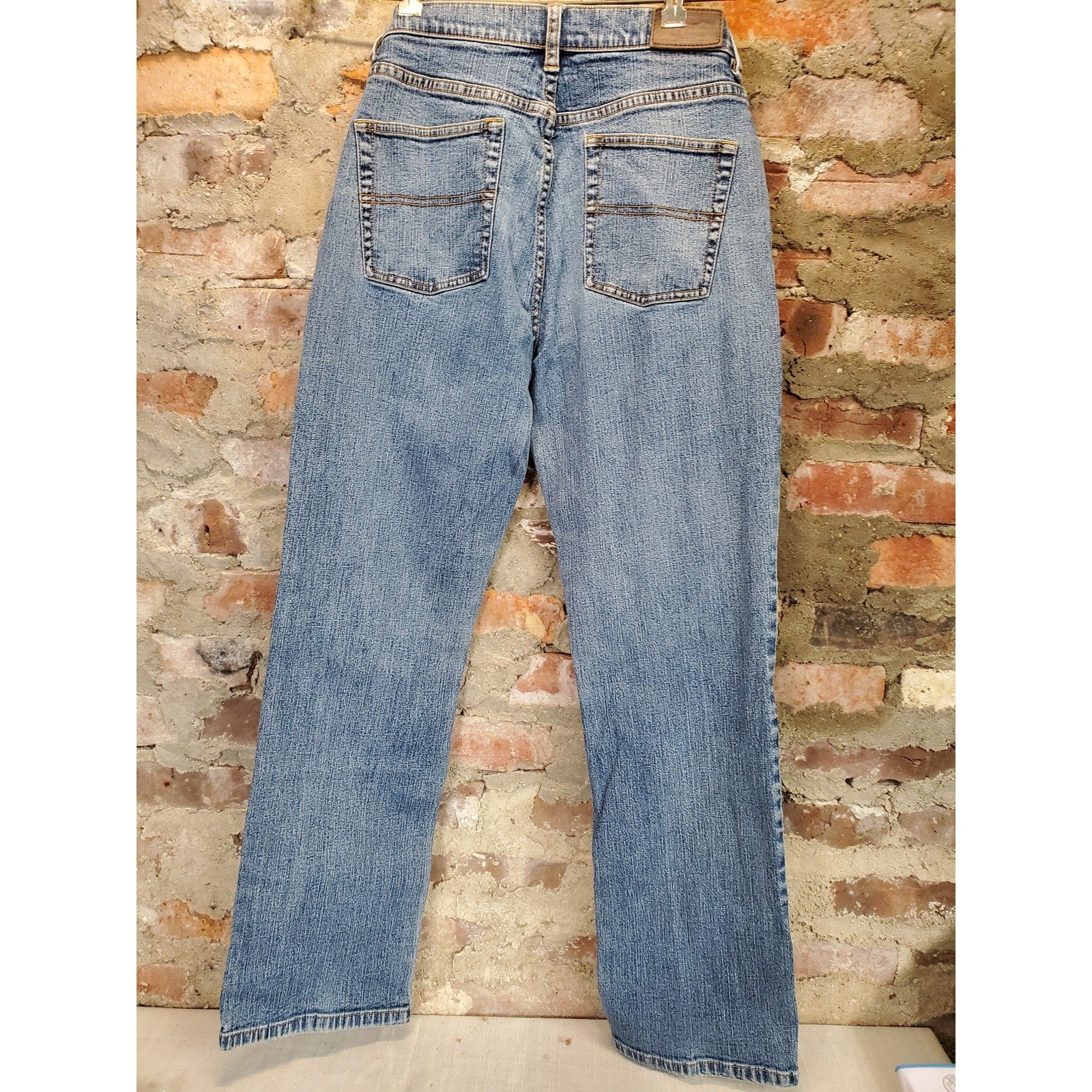 L.L.Bean Womens Jeans 6 Regular Fit Light Wash Cotton Stretch