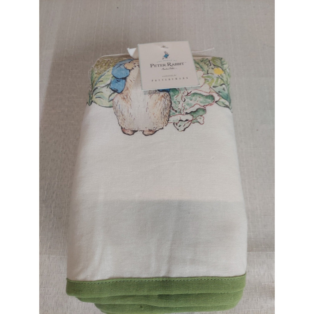 Pottery Barn Peter Rabbit Beatrix Potter Table Runner 18x108 Inch New NWT