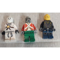 LEGO Minifigures Lot of 3 Ninjago Zane General Cryptor PIXAL Action Figures