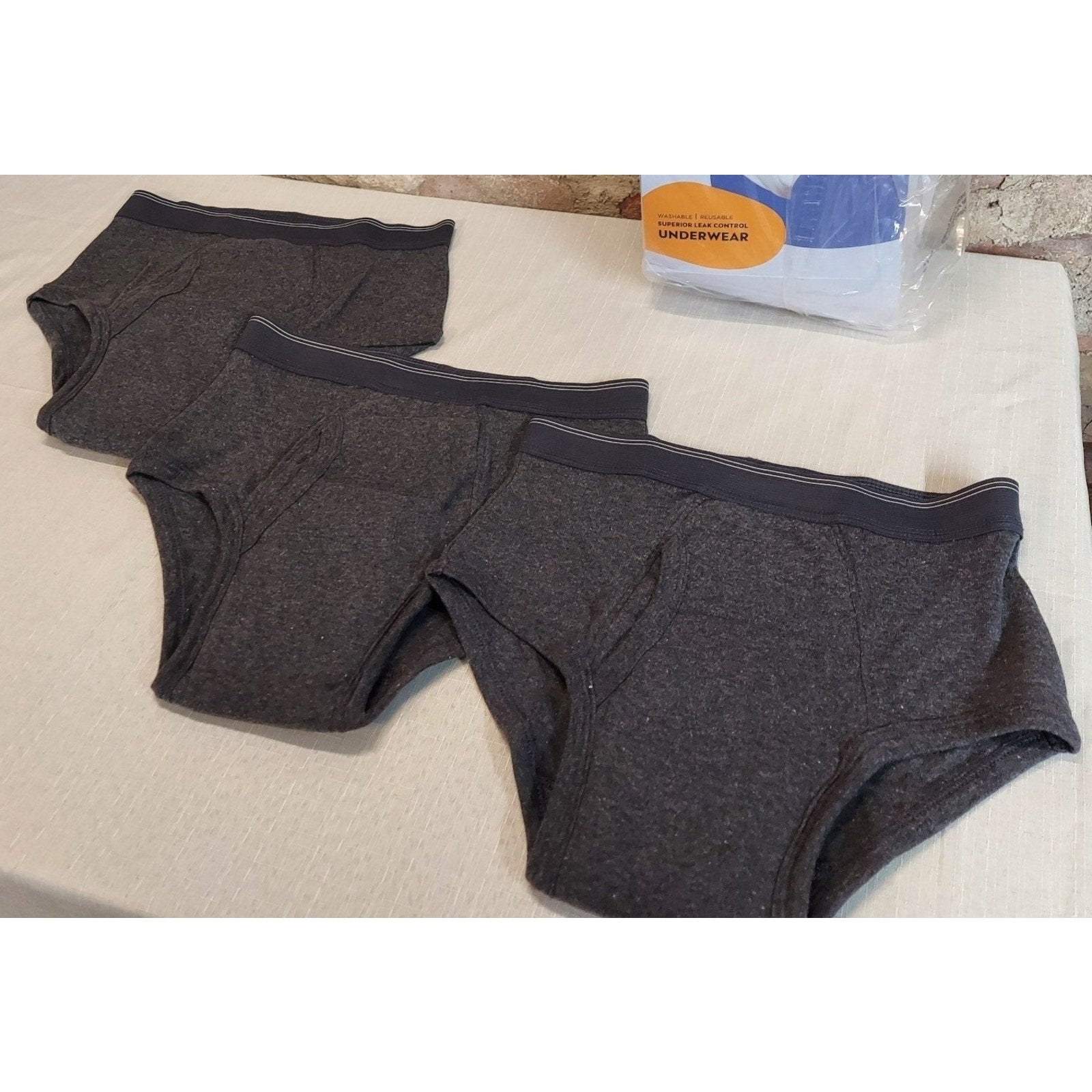 Wearever Mens Underwear Leak Control Washable Small S 30-32 Lot 3 Incontinence