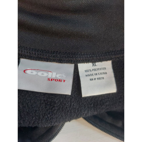 Bolle Sport Womens Full Zip Vest XL Black Athletic Sleeveless Mock Neck