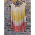 SO Womens The Favorite Tank Top 1X Multicolor Tie Dye Sleeveless Shirt