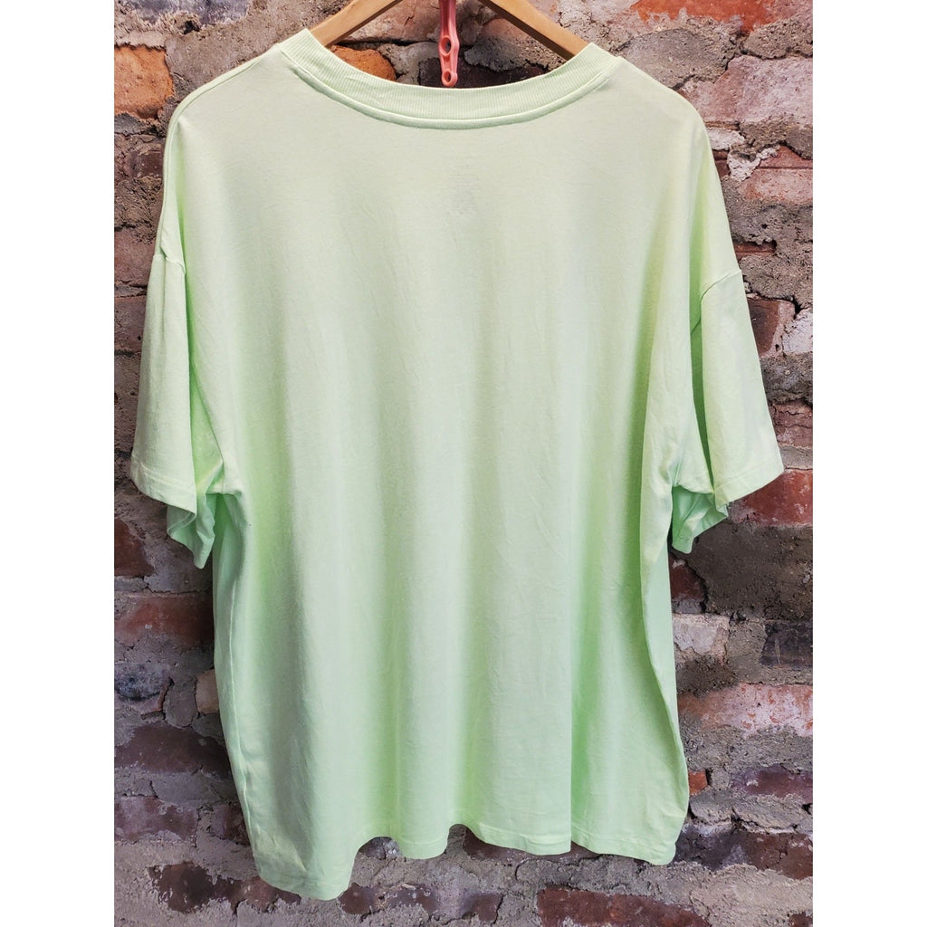 Tek Gear Mens On The Go T-Shirt Size XXL Light Green Cotton Blend Athletic