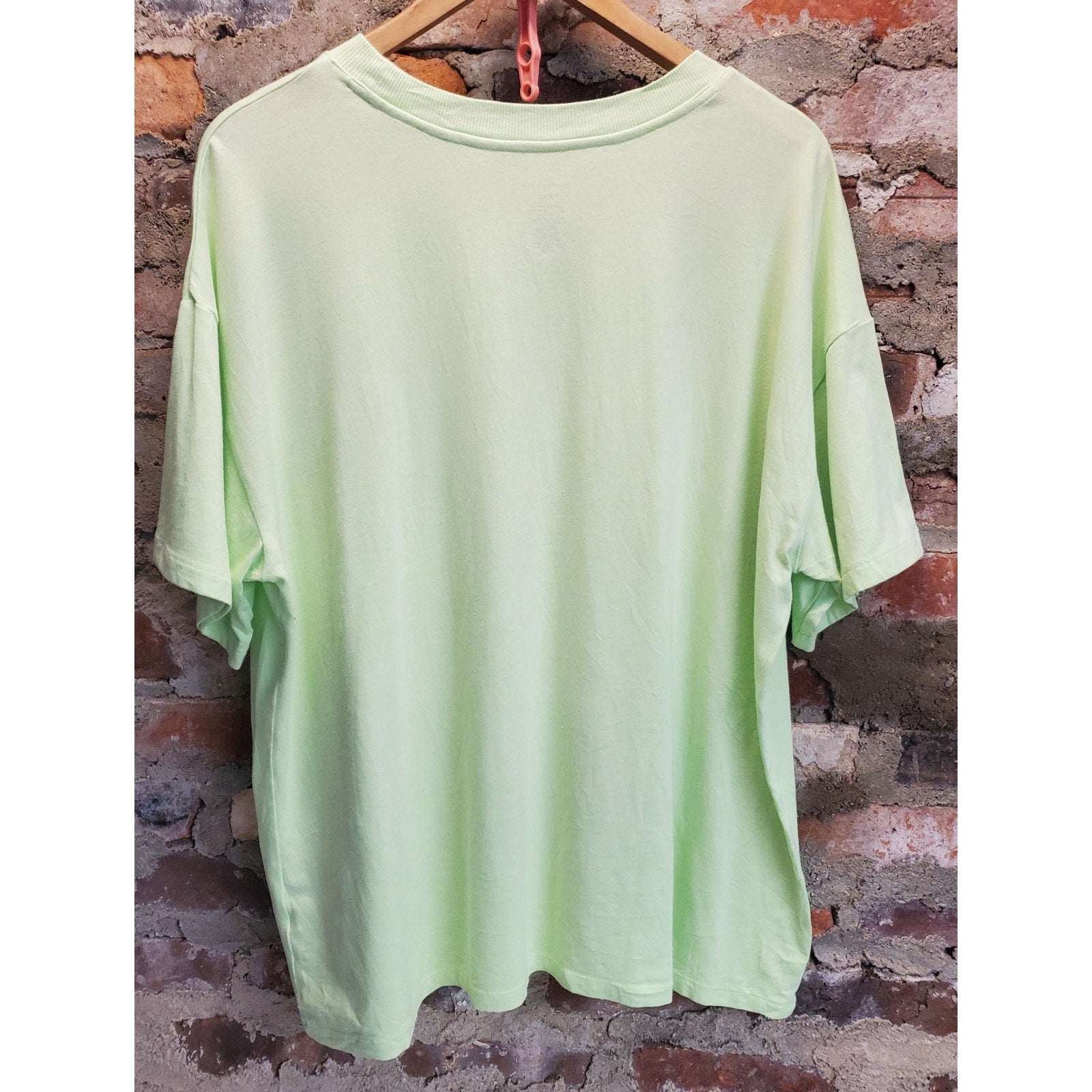 Tek Gear Mens On The Go T-Shirt Size XXL Light Green Cotton Blend Athletic