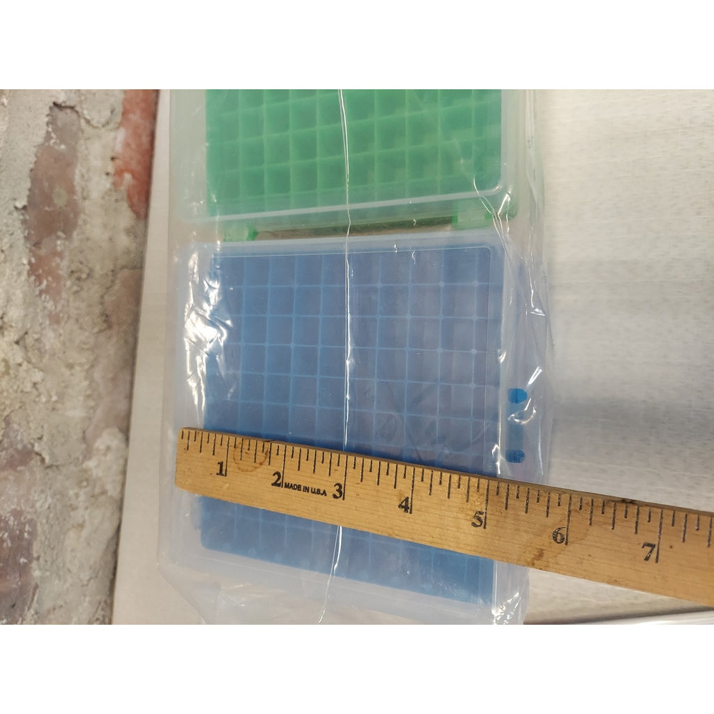 100 Well Polypropylene Cryogenic Boxes Snap Clasp Lid,5 Colors,Fits 1.5-2.0 Micr