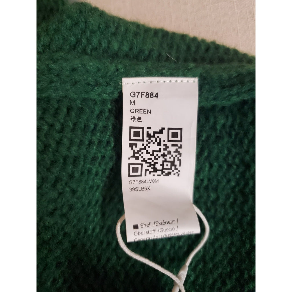 TIPS Womens Sweater Dress M Emerald Green Knit Mock Neck Long Sleeve Pullover