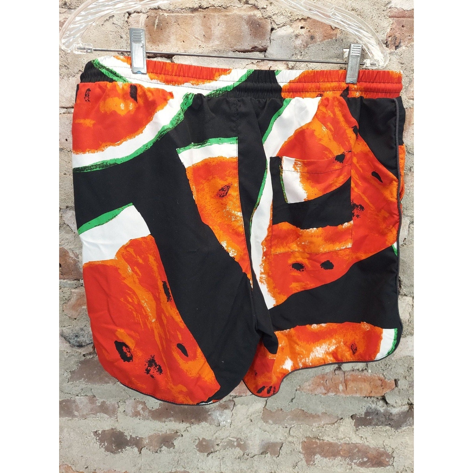 No Boundaries Mens Swim Trunks Shorts M 32-34 Multicolor Watermelon Print